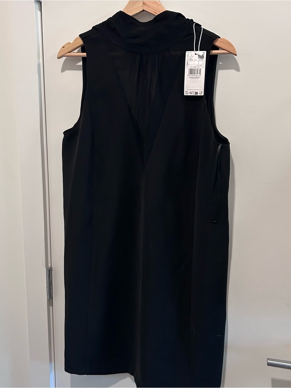 Mango Sleeveless Bow Cut-Out Dress